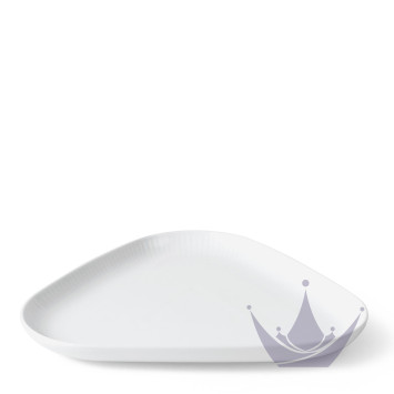 Блюдо треугольное 23см коллекции White Fluted бренда Royal Copenhagen
