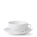 Чашка с блюдцем 0,22л коллекции White Fluted Full Lace бренда Royal Copenhagen