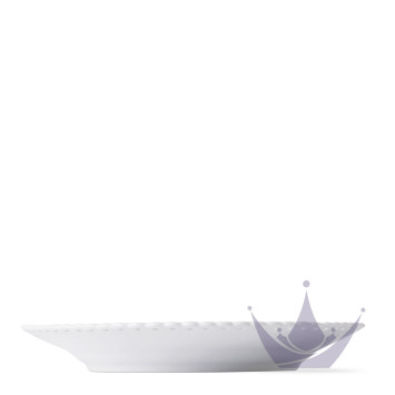 Тарелка закусочная 19см коллекции White Fluted Full Lace бренда Royal Copenhagen