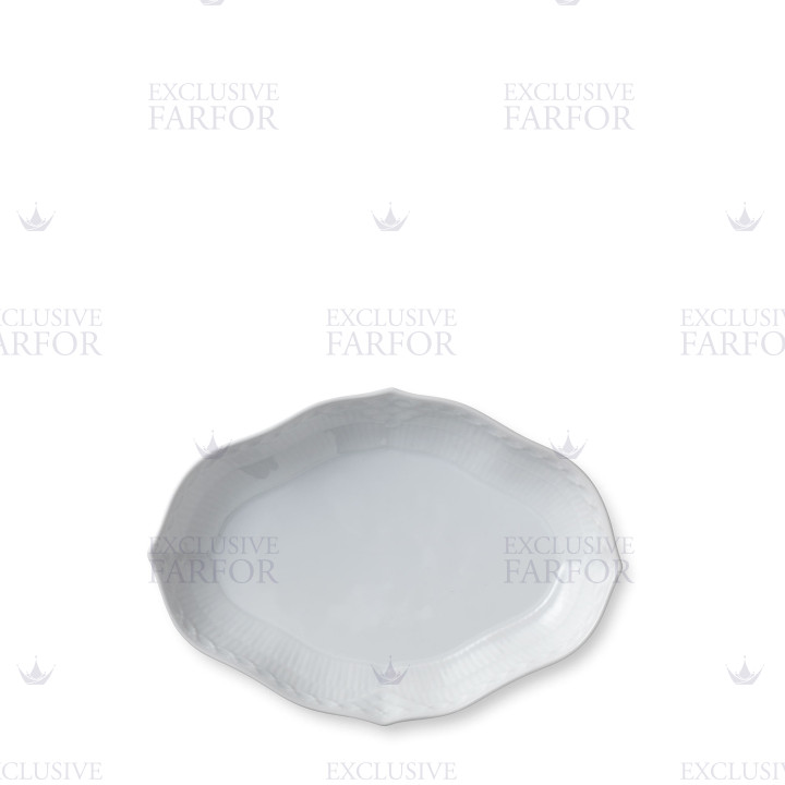 Чаша 22см коллекции White Fluted Half Lace бренда Royal Copenhagen