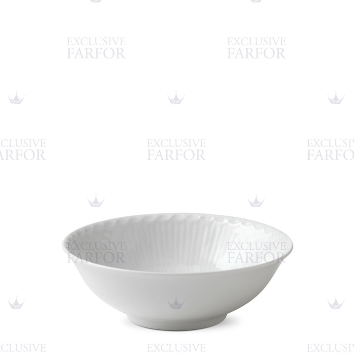 Чаша для мюсли 0,35л коллекции White Fluted Half Lace бренда Royal Copenhagen