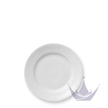 Тарелка десертная 17см коллекции White Fluted Half Lace бренда Royal Copenhagen