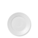 Тарелка закусочная 22см коллекции White Fluted Half Lace бренда Royal Copenhagen