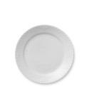 Тарелка главная 25см коллекции White Fluted Half Lace бренда Royal Copenhagen