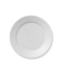 Тарелка главная 27см коллекции White Fluted Half Lace бренда Royal Copenhagen