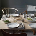 Тарелка главная 27см коллекции White Fluted Half Lace бренда Royal Copenhagen