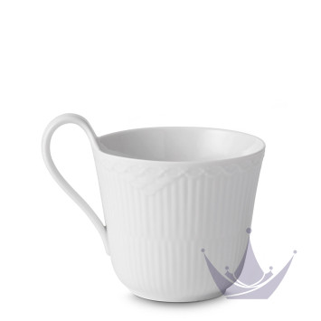 Кружка 0,33л коллекции White Fluted Half Lace бренда Royal Copenhagen