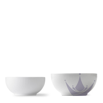 Чаша, 2шт. коллекции White Fluted Half Lace бренда Royal Copenhagen