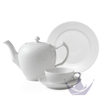 Коллекция White Fluted Half Lace бренда Royal Copenhagen