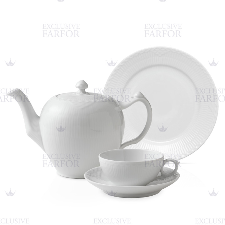 Коллекция White Fluted Half Lace бренда Royal Copenhagen