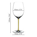 Бокал для красного вина Cabernet/Merlot 709мл, 6шт. коллекции Fatto A Mano бренда Riedel