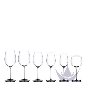 Бокал для красного вина Bordeaux Grand Cru 950мл коллекции Fatto A Mano Black Tie бренда Riedel