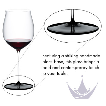 Бокал для красного вина Burgunder Grand Cru 1020мл коллекции Fatto A Mano Black Tie бренда Riedel