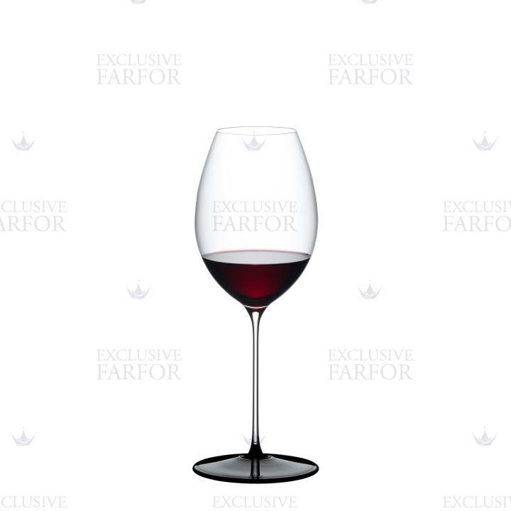 Бокал для красного вина Hermitage 670мл коллекции Fatto A Mano Black Tie бренда Riedel