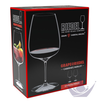 Бокал для красного вина Cabernet/Merlot 830мл, 2шт.  коллекции Grape бренда Riedel