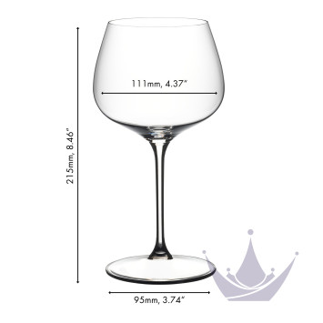 Бокал для белого вина Chardonnay/джина 650мл, 2шт. коллекции Grape бренда Riedel