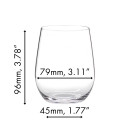 Стакан для белого вина Viognier/Chardonnay 320мл, 2шт.  коллекции O Wine Tumbler бренда Riedel