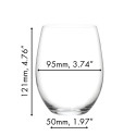 Стакан для красного вина Cabernet/Merlot 620мл, 2шт.  коллекции O Wine Tumbler бренда Riedel