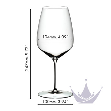 Бокал для красного вина Cabernet/Merlot 829мл, 4шт. коллекции Veloce бренда Riedel