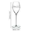 Бокал для белого вина Sauvignon Blanc 347мл, 2шт.  коллекции Veloce бренда Riedel