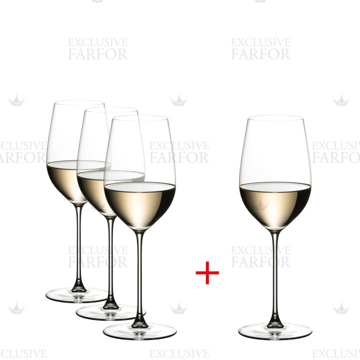 Бокал для белого вина Riesling/Zinfandel 409мл, 4шт. коллекции Veritas бренда Riedel