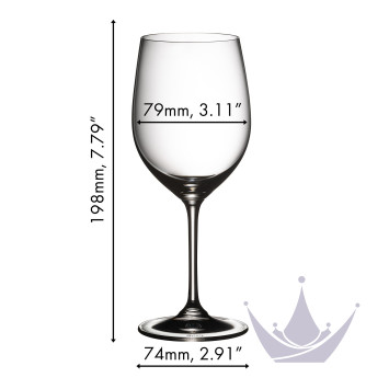 Бокал для белого вина Viognier/Chardonnay 350мл, 8шт.  коллекции Vinum бренда Riedel