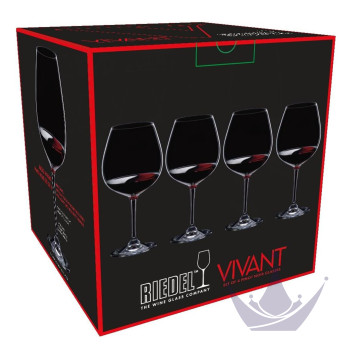 Бокал для красного вина Pinot Noir 700мл, 4шт.  коллекции Vivant бренда Riedel