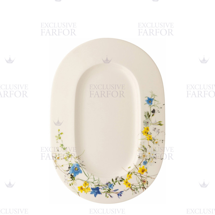 Блюдо овальное 34см коллекции Brillance Fleurs des Alpes бренда Rosenthal