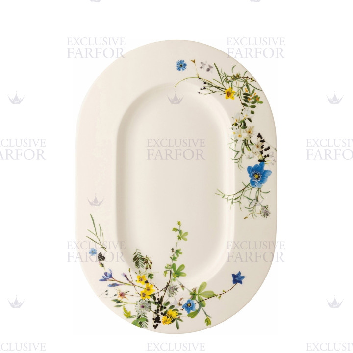 Блюдо овальное 41см коллекции Brillance Fleurs des Alpes бренда Rosenthal