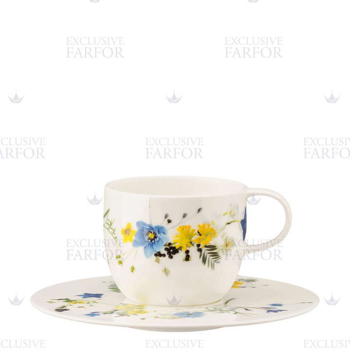 Чашка кофейная с блюдцем 0,20л коллекции Brillance Fleurs des Alpes бренда Rosenthal