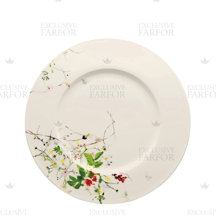 Тарелка подстановочная 33см коллекции Brillance Fleurs Sauvages бренда Rosenthal