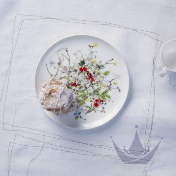 Тарелка десертная 18см коллекции Brillance Fleurs Sauvages бренда Rosenthal