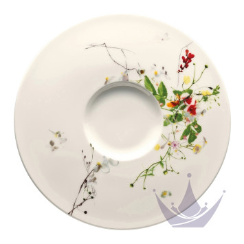 Чаша суповая с блюдцем 0,37л коллекции Brillance Fleurs Sauvages бренда Rosenthal
