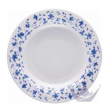 Тарелка суповая 23см коллекции Form 1382 Blaublüten бренда Rosenthal