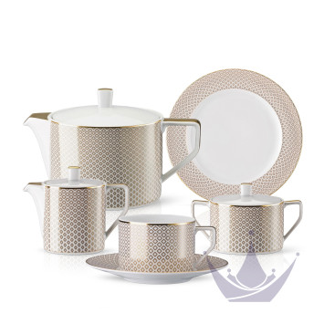 Чайный сервиз на 6 персон коллекции Francis Carreau Beige бренда Rosenthal