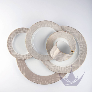 Чайный сервиз на 6 персон коллекции Francis Carreau Beige бренда Rosenthal