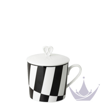 Кружка с крышкой 0,38л коллекции Home Monochrome 