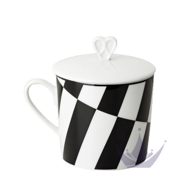 Кружка с крышкой 0,38л коллекции Home Monochrome 