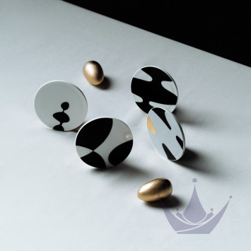 Набор из 4 блюдец 9,5см коллекции Home Monochrome бренда Rosenthal