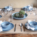 Тарелка гурман 26см коллекции Joyn Denim Blue бренда Rosenthal
