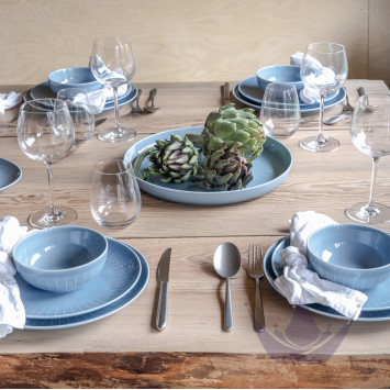 Тарелка гурман 26см коллекции Joyn Denim Blue бренда Rosenthal