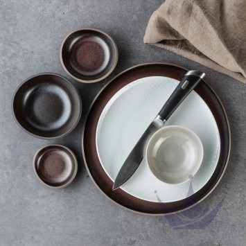 Тарелка 27см коллекции Junto Bronze бренда Rosenthal
