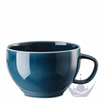 Чашка чайная с блюдцем 0,24л коллекции Junto Ocean Blue бренда Rosenthal