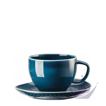 Чашка с блюдцем 0,28л коллекции Junto Ocean Blue бренда Rosenthal