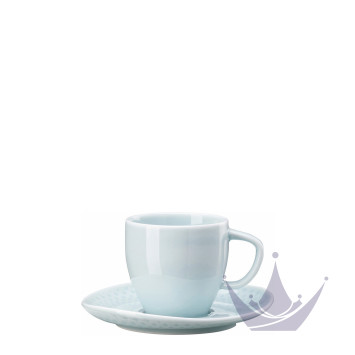Чашка эспрессо с блюдцем 0,08л коллекции Junto Opal Green бренда Rosenthal
