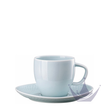 Чашка кофейная с блюдцем 0,23л коллекции Junto Opal Green бренда Rosenthal