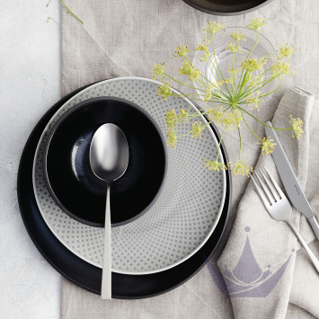Тарелка 22см коллекции Junto Pearl Grey бренда Rosenthal