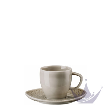 Чашка эспрессо с блюдцем 0,08л коллекции Junto Pearl Grey бренда Rosenthal