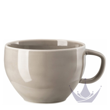 Чашка Café au Lait с блюдцем 0,40л коллекции Junto Pearl Grey бренда Rosenthal