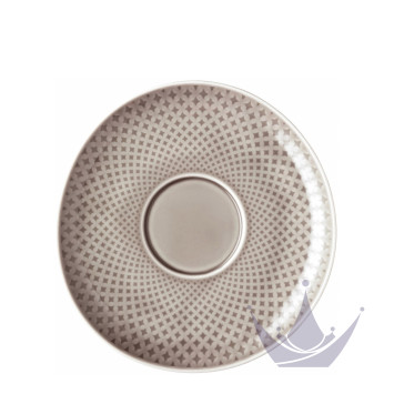 Чашка Café au Lait с блюдцем 0,40л коллекции Junto Pearl Grey бренда Rosenthal